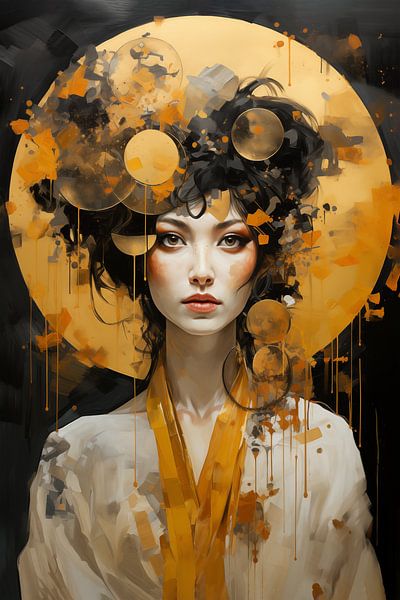 Déesse d'or - 1 par Marianne Ottemann - OTTI