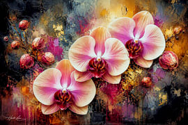 Orchideen in Gold und Schatten! von Harald J. Laier