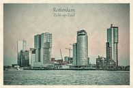 Vintage postcard: Rotterdam View of the South by Frans Blok thumbnail