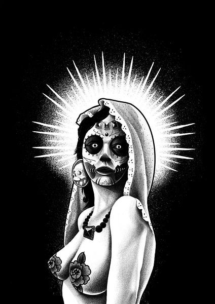 La Catrina / day of death von Darkroom.ink