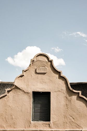 Vintage Gable With An Arched Window