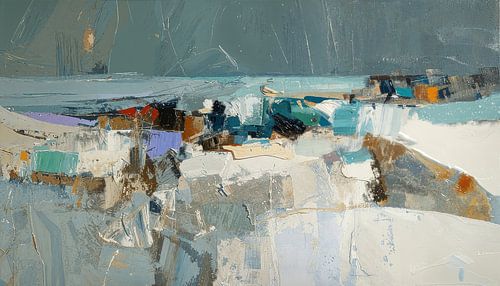 Moderne und abstrakte Landschaft