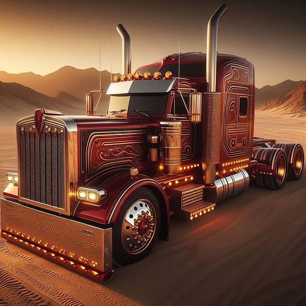 Lkw Custom Kenworth 900I von Tatjana Korneeva