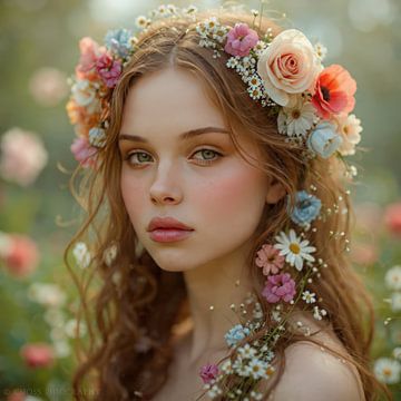 Couronne florale lV sur Yaya's