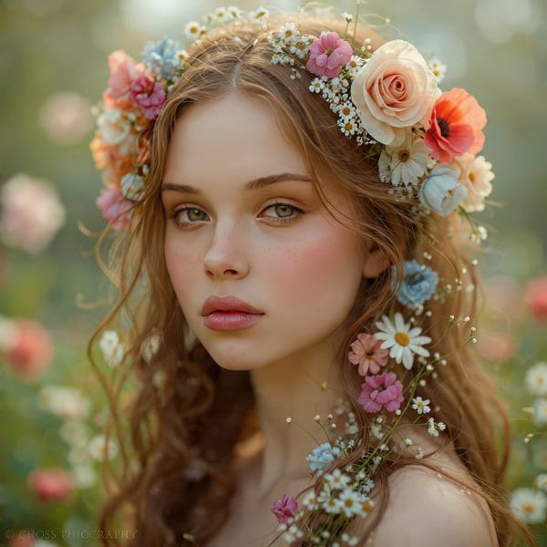 Floral Crown lV by Yaya's