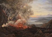 Uitbarsting van de vulkaan Vesuvius, Johan Christian Dahl, Johan Christian Dahl van Meesterlijcke Meesters thumbnail