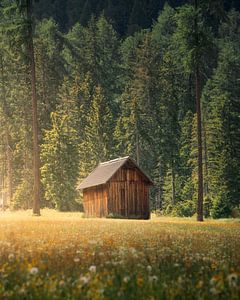 Eenzame Italiaanse hut