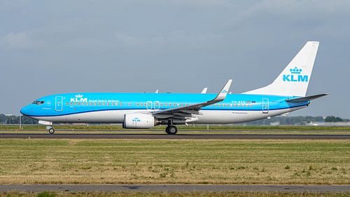KLM Boeing 737-800 passagiersvliegtuig.