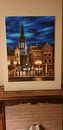 Klantfoto: Sint Petrus kerk (grote kerk) Sittard bij nacht van Marcel van Kan