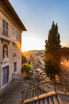 Oude stad van Nice aan de Côte d'Azur