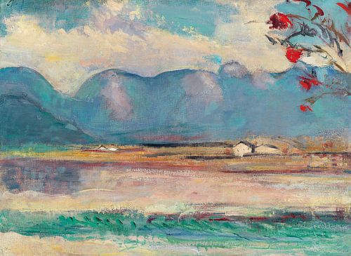 Anton Faistauer, Pinzgauer landschap met de Stenen Zee, ca 1916