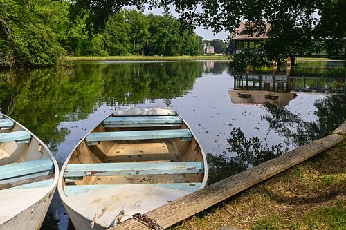Uitzicht op de Roeivijver in het Peerdsbos