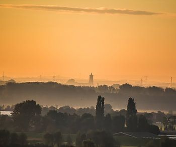 Blick auf Arnheim am frühen Morgen