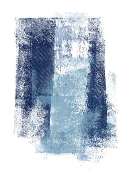 Juste bleu et blanc 1 par Menega Sabidussi