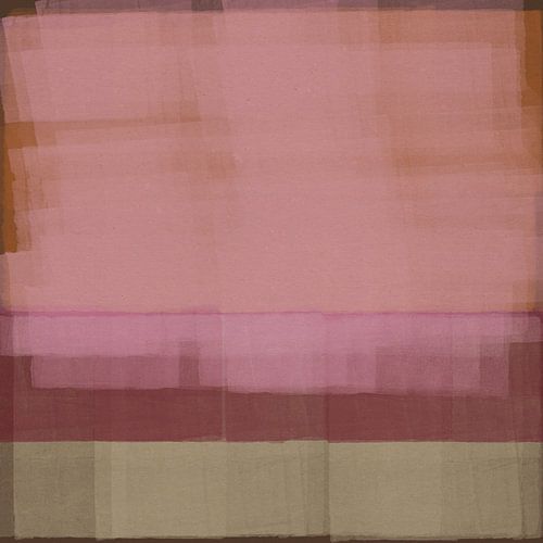 Peinture abstraite colorée inspirée de Mark Rothko. sur Dina Dankers