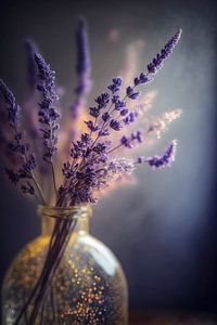 Lavender In A Sparkling Vase von Treechild