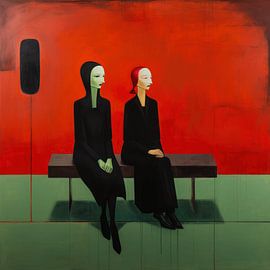 Freundinnen von Ton Kuijpers