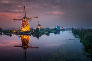 Windmühlen von Kinderdijk von Dennis Donders