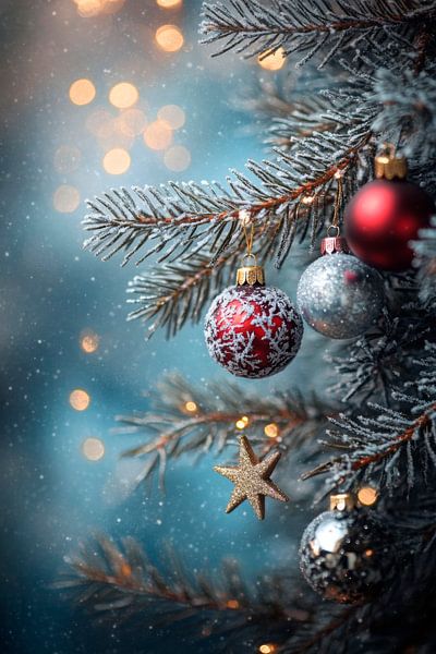Kerst glamour van Poster Art Shop