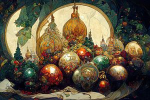 Boules et décorations de Noël 3 sur Rein Bijlsma