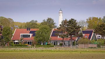 Southern (white) lighthouse Schiermonnikoog by Rob Boon