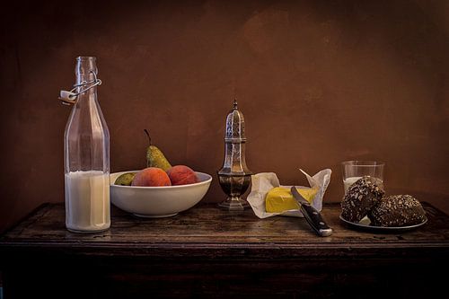 Still life following the example of an old master. Wout Kok One2expose