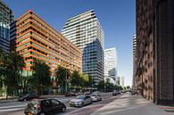 Kantoren aan de ZuidAs in Amsterdam. Moderne architectuur aan de Gustav Mahlerlaan van Martin Stevens thumbnail