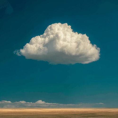 Cloud over the desert, surreal photography