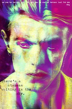 David Bowie Art Melancolia Picture Berlin van Julieduke