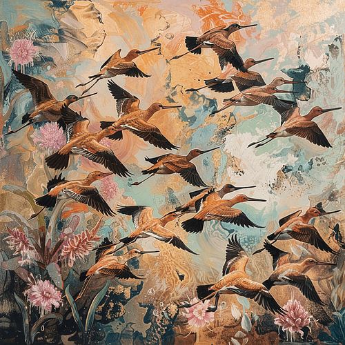 The Annual Tour of the Black-tailed Godwit