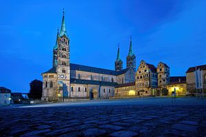 Bamberger Dom am Abend