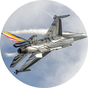 Belgische F-16 Demo Team: "Gizmo" en zijn Blizzard. van Jaap van den Berg