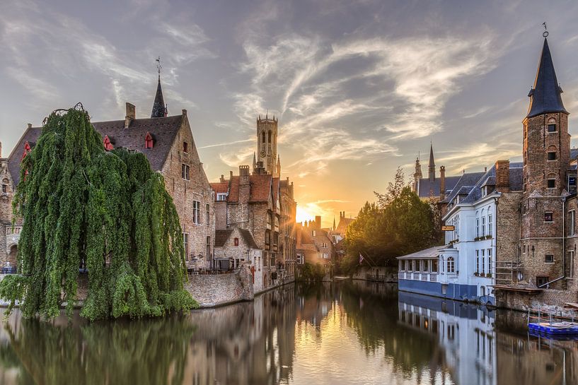 Brugge, Rozenhoedkaai van Fotografie Krist / Top Foto Vlaanderen