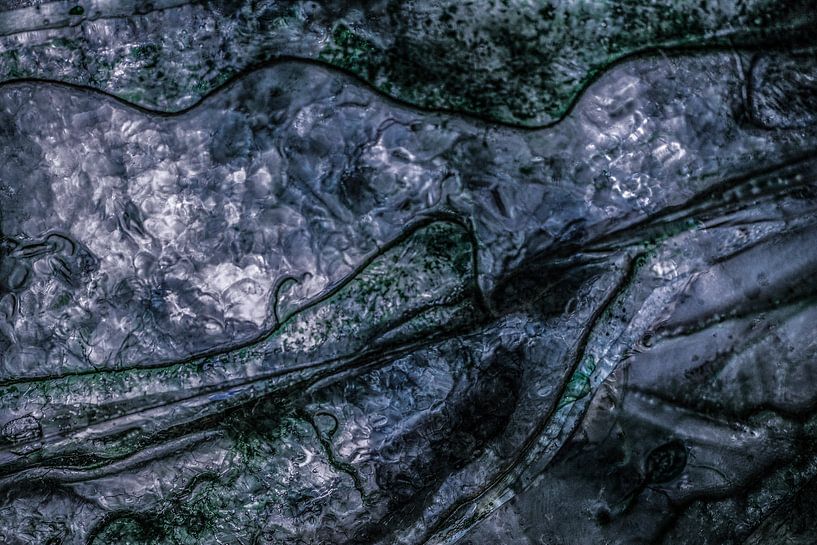 Groene Abstracte Foto | Fine Art van Nanda Bussers