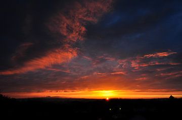 Zonsopgang boven de Granitz