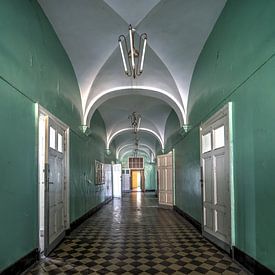 oude school in Polen van Jos Hug