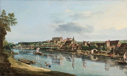 Bernardo Bellotto, Pirna op de Elba, ca. 1756