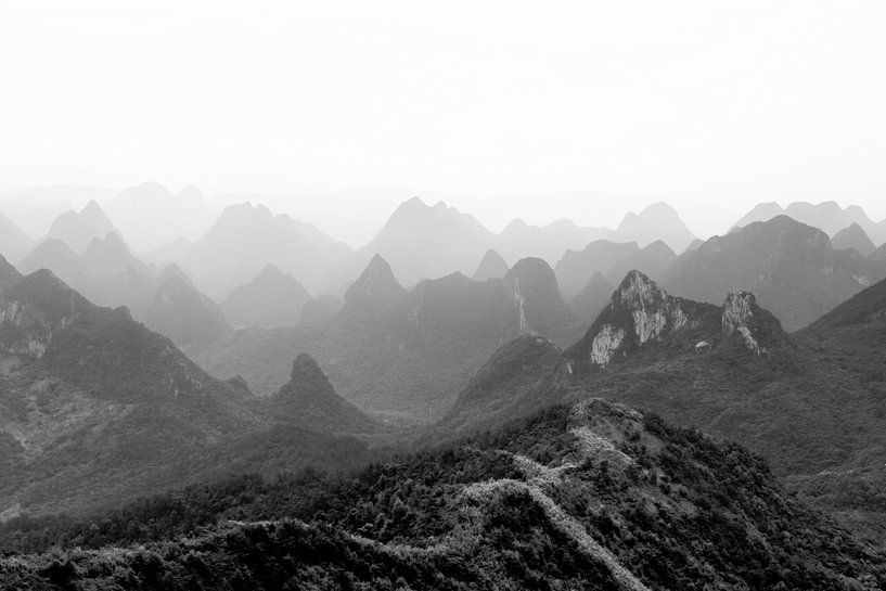 Die Berge von Guilin von Cho Tang