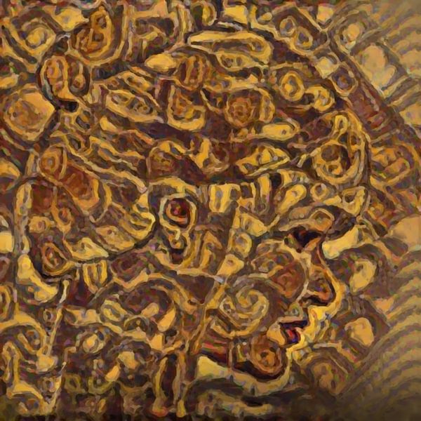 Abstract Inspiratie LXX van Maurice Dawson