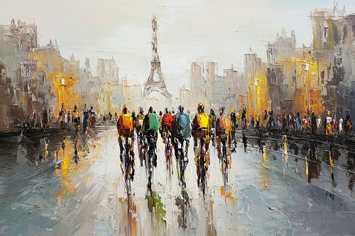 Peloton in Paris | Tour de France | Radsport