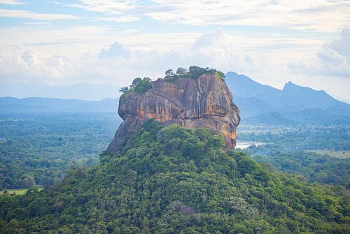 Lion Rock in Sigiriya, Sri Lanka - Iconisch Uitzicht voor Wanddecoratie