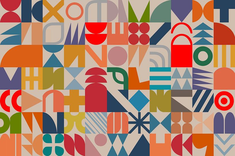 Geometric symbols by Angel Estevez