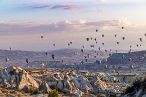 Heißluftballons über der Türkei