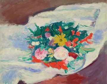 Patrick Henry Bruces - Still life with flowers (ca. 1910) by Peter Balan