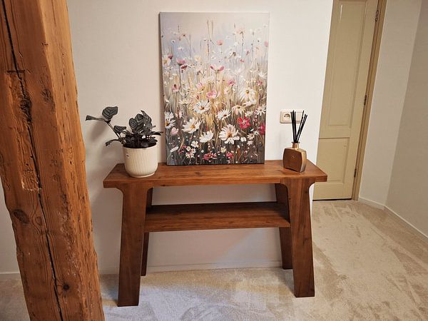 Customer photo: Flowers Monet Style by Wonderful Art, on canvas