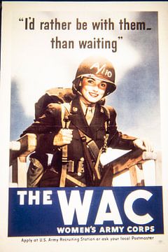 Wervingsposter voor de WAC
