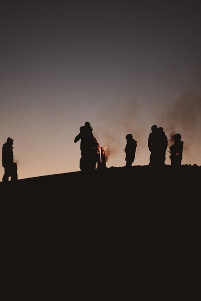 Campfire in the mountains by Bastis Photos