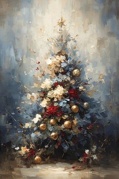 Kerstboom in Schemerlicht no.2 van Studio BB