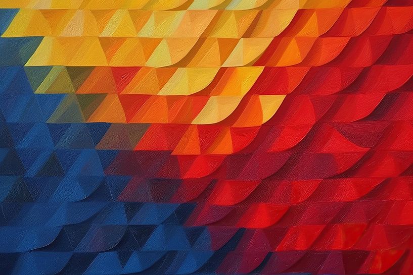Wavy Shapes | Contemporary Art by Eye catching paintings