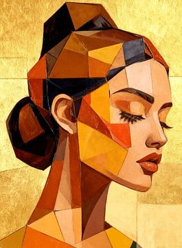 Goldene geometrische Anmut